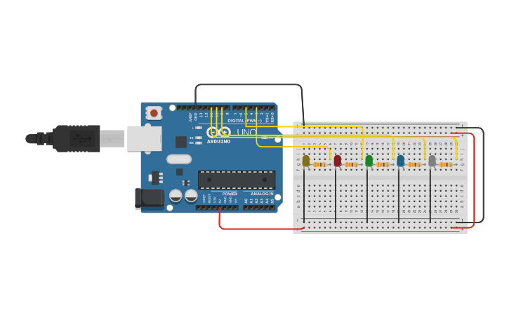 Circuit design Activity 1 led | Tinkercad