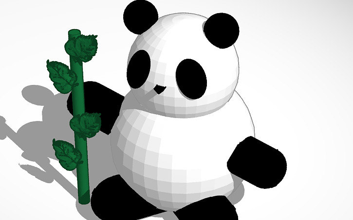 3D design Panda - Tinkercad