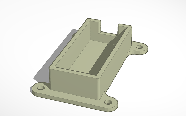3D design Arduino Nano Mount - Tinkercad