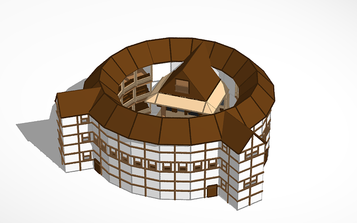 3D design The Globe Theater - Tinkercad