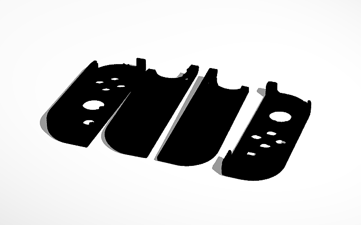 Shell Cam Designs 3D design Cam's Customz© Shells for Nintendo Switch Joy-Con® - Tinkercad