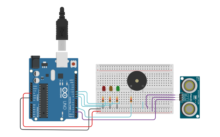 Circuit design TP3/EX1 - Tinkercad