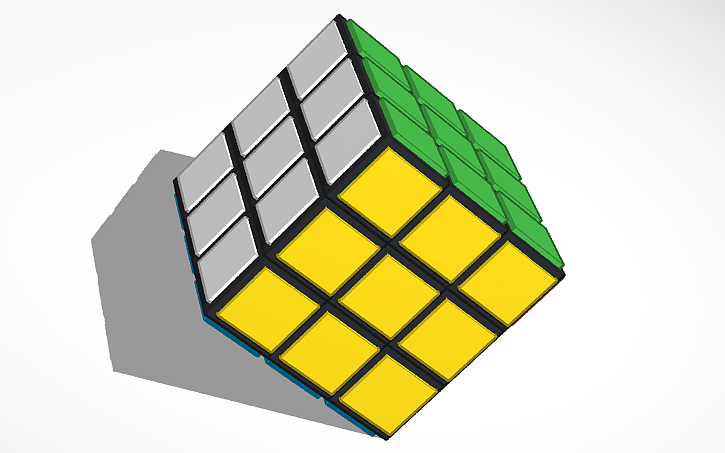 Rubycube 3D design rubix cube | Tinkercad