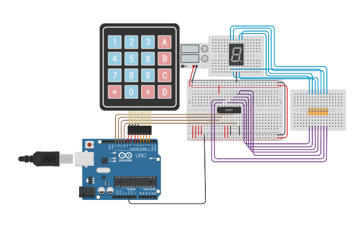 Circuit Design Decodificado Bcd 7seg Cd4511 Aluno Nathanael Tinkercad