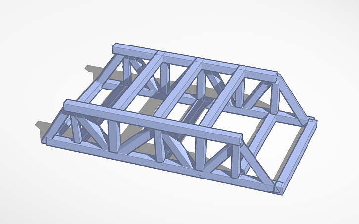 3D design 길이맞춘 트러스트교 - Tinkercad