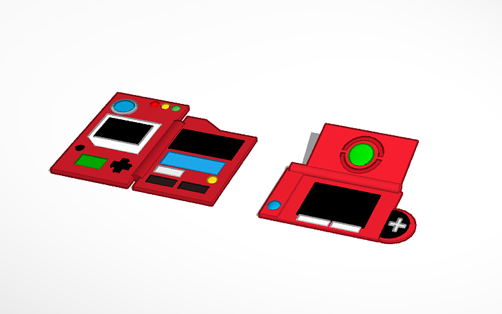 3D design Pokedex - Tinkercad