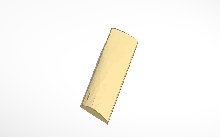 3D design Copy of 3D Printable Clarinet Reed - Tinkercad