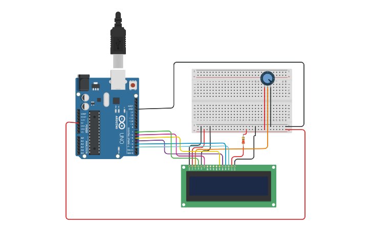 Circuit design reloj despertador | Tinkercad