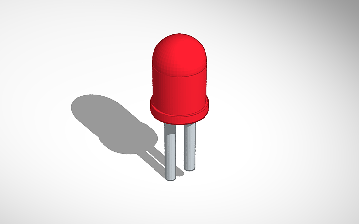 Led Module In Tinkercad 3D design Led - Tinkercad