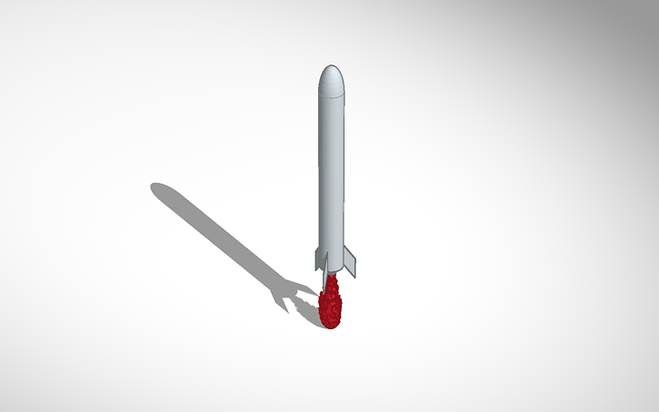 3D design Mini Rocket #Rocket - Tinkercad
