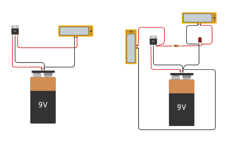 Circuit design Task 19 - 5V Regulator - Tinkercad