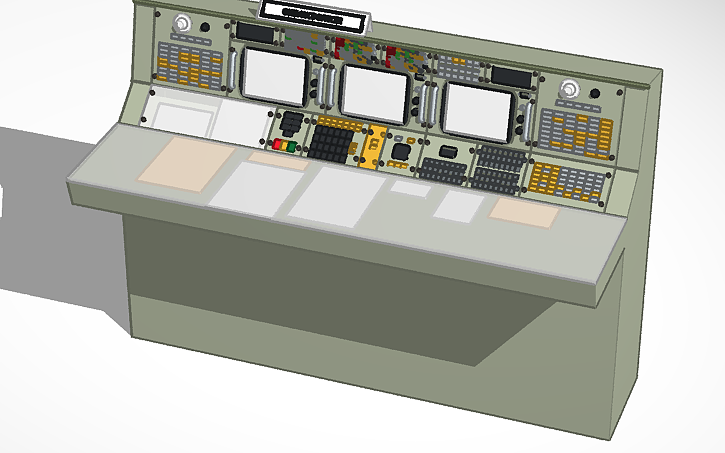 3D design NASA Apollo Mission Control Panels - Tinkercad