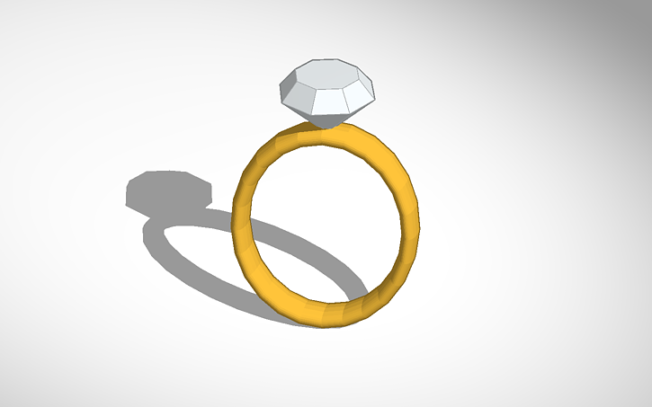 3D design ring - Tinkercad