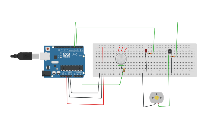 Circuit design speed detector - Tinkercad