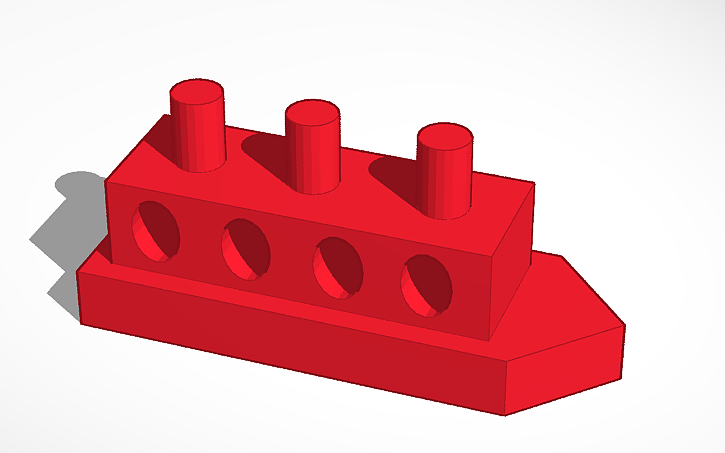 3d tinkercad нарисовать паровозик