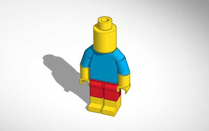 3D design lego man | Tinkercad