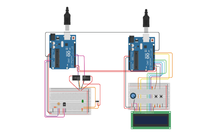 Circuit design 2 klk IOT - Tinkercad