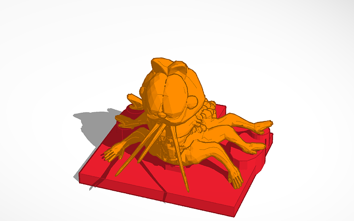 3D design all mighty garfeild - Tinkercad
