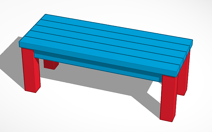 3D design Bench Design 999 | Tinkercad