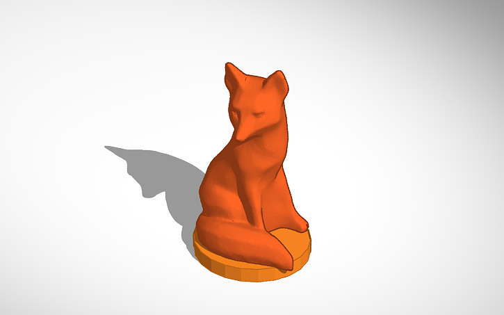 3D design Fox - Tinkercad