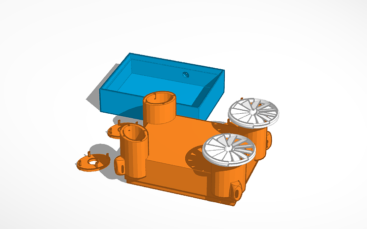 3D design drone | Tinkercad
