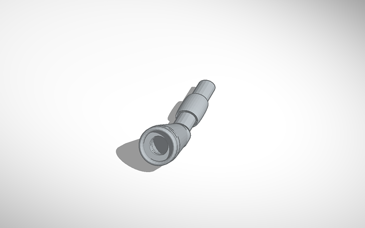 3D design Exhaust - Tinkercad