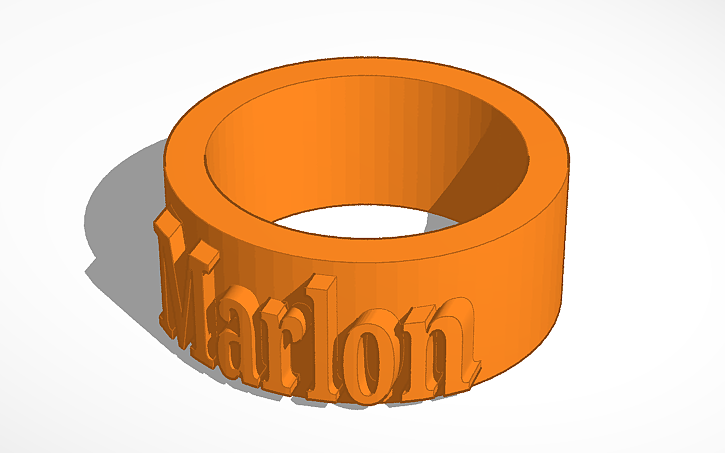 3D design Ring - Tinkercad