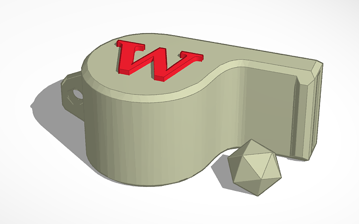 3D design Whistle | Tinkercad