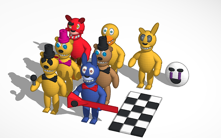 3D design FNAF!!! - Tinkercad