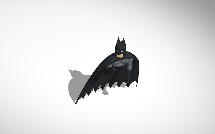 3D design bat-a-man - Tinkercad