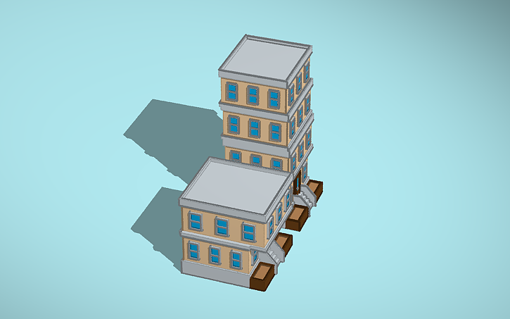 3D design Building - Tinkercad
