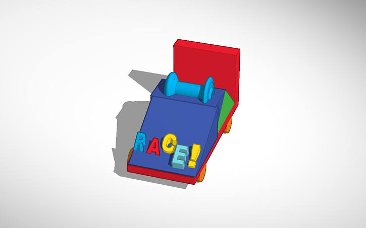 3D design Racing car! - Tinkercad
