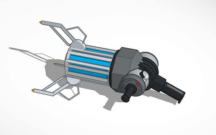 3D design Half-Life Super Gravity Gun (Blue) - Tinkercad