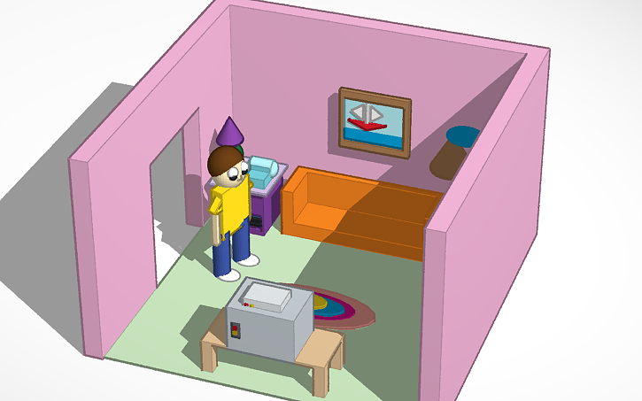 3d Design Stem Summative Assessment The Simpsons Living Room