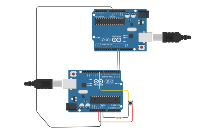 Circuit design SoftwareSerial - Tinkercad