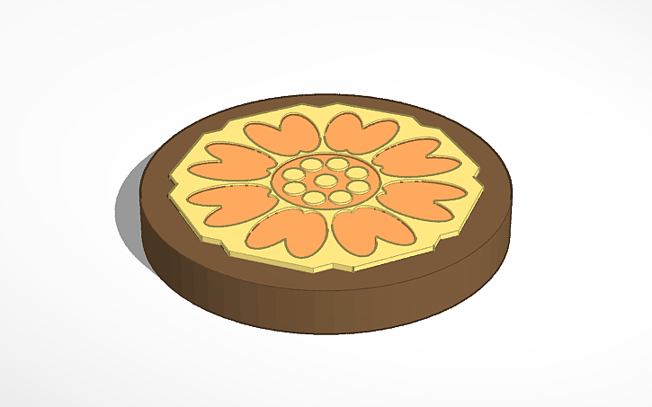 White Lotus Tile Tinkercad White Lotus Tile Tinkercad