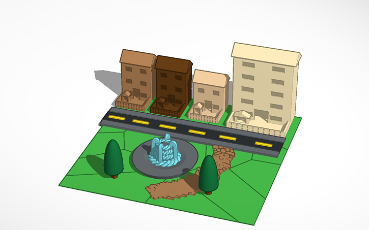 3D design Town - Tinkercad