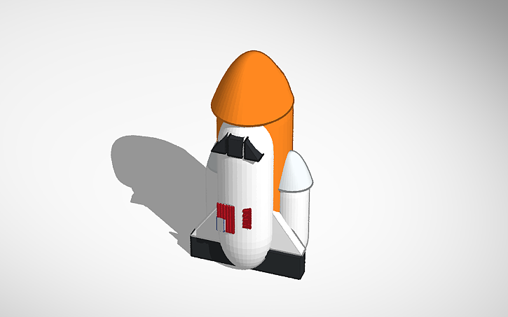 3D design nasa rocket!! - Tinkercad