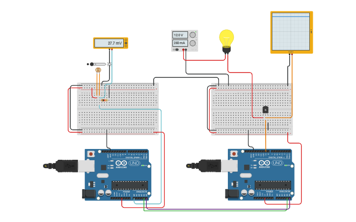 Circuit design Copy of I^2 C - Tinkercad
