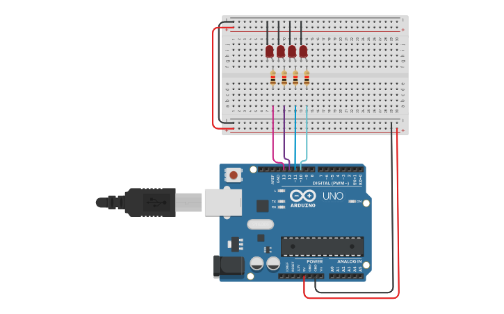 Circuit design EE 322 Lab 5 - Tinkercad