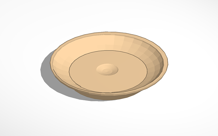 plate Tinkercad 