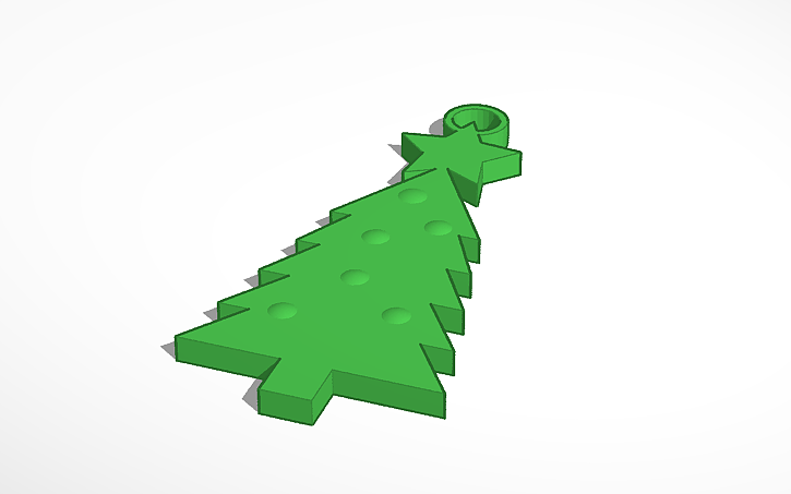 3D design Christmas Tree Decoration | Tinkercad