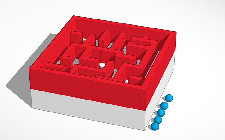 3D design Hand-Held Maze - Tinkercad