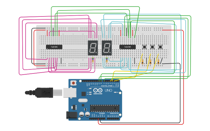 709 Tinker Circuit design lab5 - Tinkercad