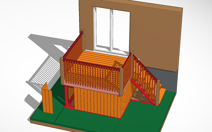 3D design Patio - Tinkercad