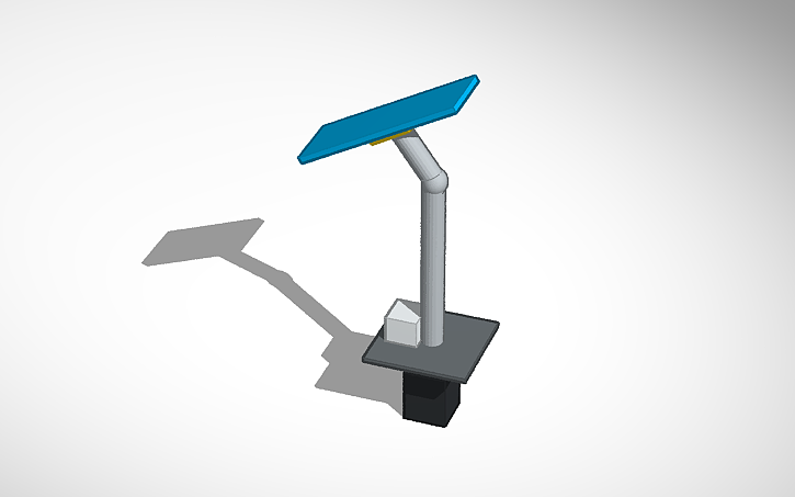 3D design Photovoltaic-Powered Mobile Charging Station - Tinkercad