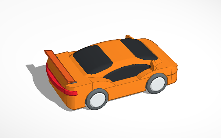 3D design Race Car - Tinkercad