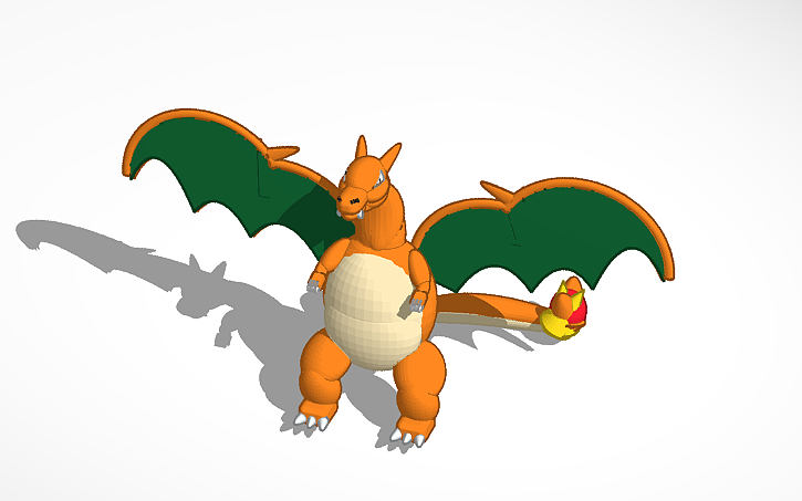 3D design Charizard See description for tutorial | Tinkercad