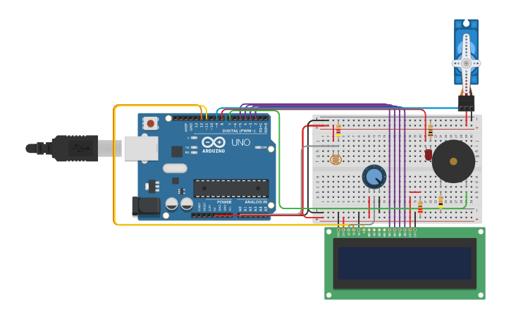 Circuit design RETO N#9 | Tinkercad