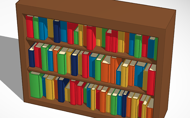 Bookshelf Tinkercad